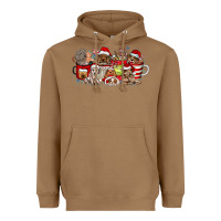 Toasted Coconut Christmas Dog Coffee Heavyweight Hoodie - CowhideDigitalArt