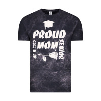 Cloud Black Proud Mom Of A 2020 Senior Vintage Tee - Bettercallsaul