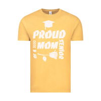 Vintage Mustard Proud Mom Of A 2020 Senior Vintage Tee - Bettercallsaul