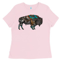 Cowhide Bison Ladies Tee | Teevron