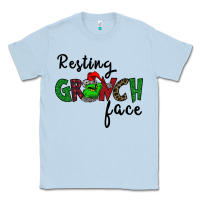 Dusty Blue Merry Grinch Mas Classic Tee - Bettercallsaul