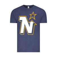 Vintage Denim vintage minnesota hockey   retro north stars Vintage Tee - lanVoArt