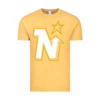 Vintage Mustard vintage minnesota hockey   retro north stars Vintage Tee - lanVoArt