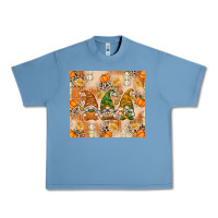 Pebble Blue fall with gnomes Urban Heavy Tee - texasbilliewilder