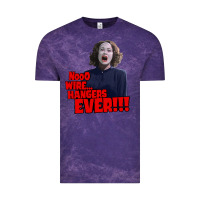Cloud Purple nooo wire hangers.. ever!!! vintage mommie dearest quote print Vintage Tee - lanVoArt