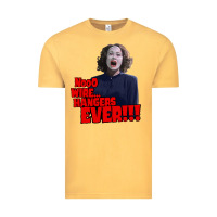 Vintage Mustard nooo wire hangers.. ever!!! vintage mommie dearest quote print Vintage Tee - lanVoArt