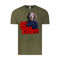 Vintage Olive nooo wire hangers.. ever!!! vintage mommie dearest quote print Vintage Tee - lanVoArt