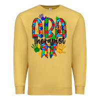 Antique Gold aba therapist Premium Sweatshirt - CowhideDigitalArt