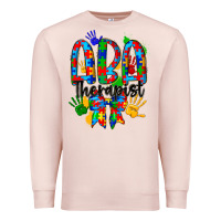 Pale Pink aba therapist Premium Sweatshirt - CowhideDigitalArt