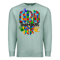 Seafoam aba therapist Premium Sweatshirt - CowhideDigitalArt