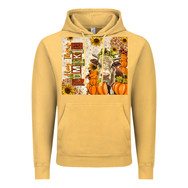 Fall Hay There Pumpkin Vintage Hoodie by texasbilliewilder | Teevron