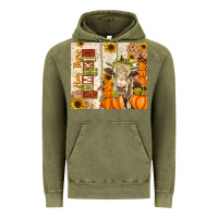 Vintage Olive fall hay there pumpkin Vintage Hoodie - texasbilliewilder