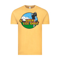 Vintage Mustard golden tee golf Vintage Tee - lanVoArt