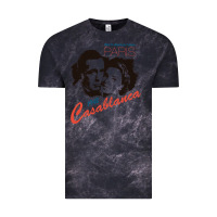 Cloud Black casablanca Vintage Tee - lanVoArt