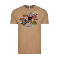 Vintage Coffee cedar point roller coaster  designer Vintage Tee - lanVoArt
