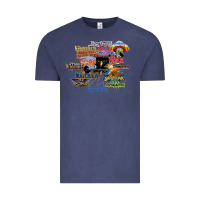 Vintage Denim cedar point roller coaster  designer Vintage Tee - lanVoArt