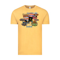 Vintage Mustard cedar point roller coaster  designer Vintage Tee - lanVoArt