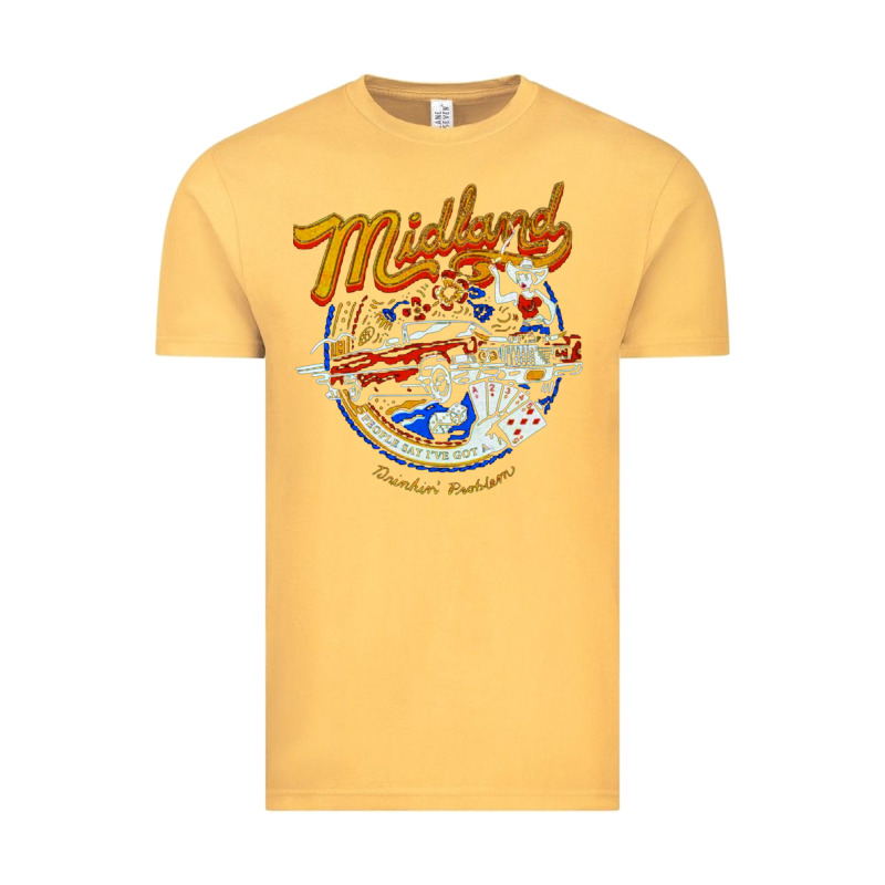 Midland Drinking Problem Vintage Tee by lanVoArt | Teevron
