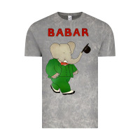 Cloud Rock babar the elephant Vintage Tee - lanVoArt