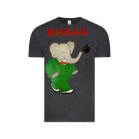 Vintage Black babar the elephant Vintage Tee - lanVoArt