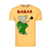 Vintage Mustard babar the elephant Vintage Tee - lanVoArt