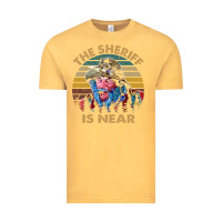 Vintage Mustard the sheriff is near blazing art saddles do it vintage gift for fans Vintage Tee - lanVoArt