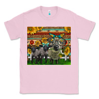 Bubblegum Pink Western Cute Hampshire Sheep Family Classic Tee - LillyAllenDesigns