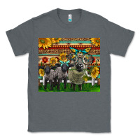 Charcoal Heather Western Cute Hampshire Sheep Family Classic Tee - LillyAllenDesigns