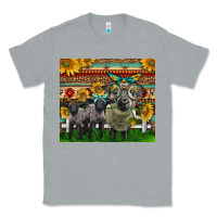 Heather Grey Western Cute Hampshire Sheep Family Classic Tee - LillyAllenDesigns