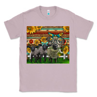 Lilac Western Cute Hampshire Sheep Family Classic Tee - LillyAllenDesigns