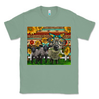 Sage Western Cute Hampshire Sheep Family Classic Tee - LillyAllenDesigns