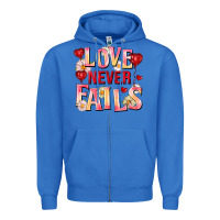 True Royal Love never fails Zipper Hoodie - FaDigitalArtStudio