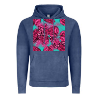 Vintage Denim breast cancer seamless pattern Vintage Hoodie - texasbilliewilder