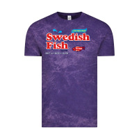 Cloud Purple swedish fish Vintage Tee - lanVoArt