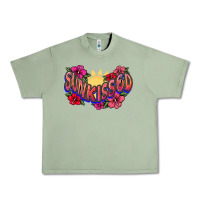 Oil Green sunkissed Urban Heavy Tee - NancyCooperArtShop