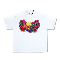 White sunkissed Urban Heavy Tee - NancyCooperArtShop