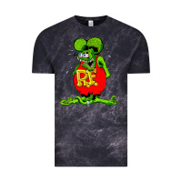 Cloud Black ratfink Vintage Tee - lanVoArt