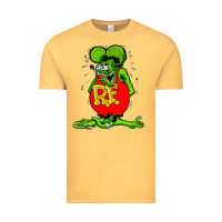 Vintage Mustard ratfink Vintage Tee - lanVoArt