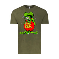 Vintage Olive ratfink Vintage Tee - lanVoArt