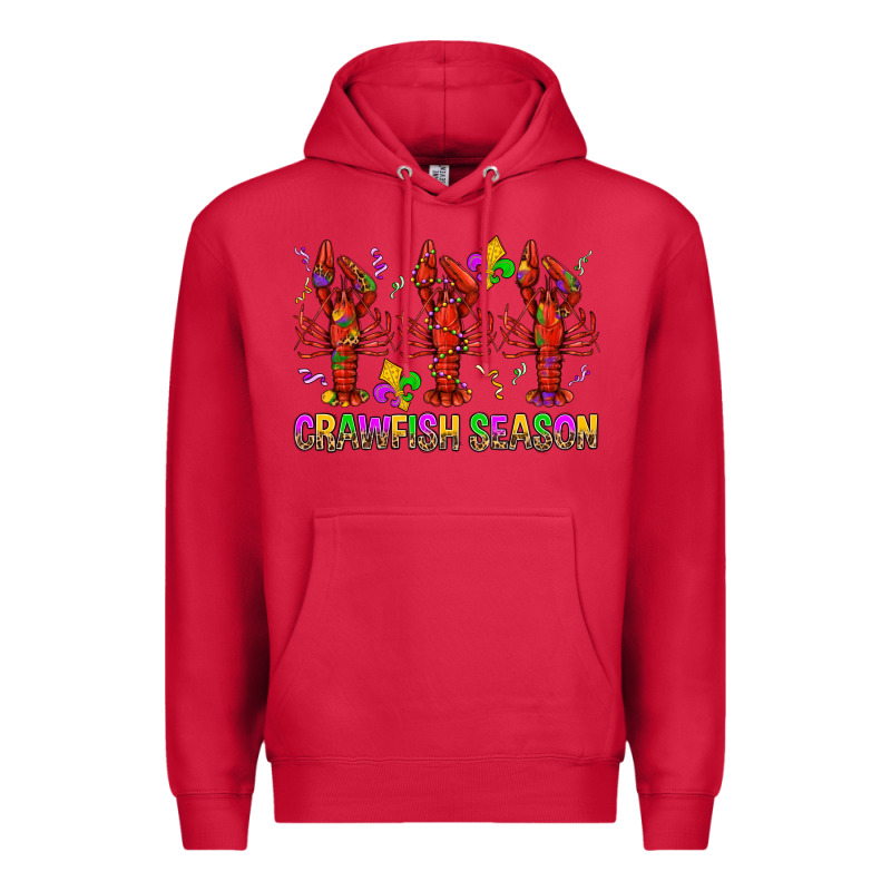 Crawfish Season Mardi Gras Premium Hoodie by BundleAndBundleShop | Teevron