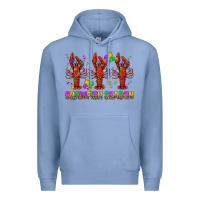 Colony Blue Crawfish season mardi gras Premium Hoodie - BundleAndBundleShop