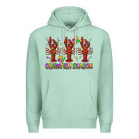 Seafoam Crawfish season mardi gras Premium Hoodie - BundleAndBundleShop