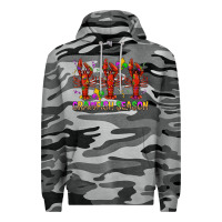 Slate Camo Crawfish season mardi gras Premium Hoodie - BundleAndBundleShop