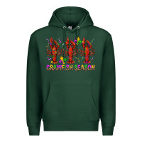 Sports Green Crawfish season mardi gras Premium Hoodie - BundleAndBundleShop