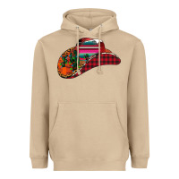 Mushroom Christmas Cowboy Heavyweight Hoodie - CowhideDigitalArt