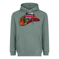 Sage Christmas Cowboy Heavyweight Hoodie - CowhideDigitalArt