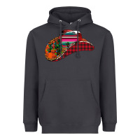 Smoke Christmas Cowboy Heavyweight Hoodie - CowhideDigitalArt