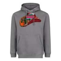 Storm Christmas Cowboy Heavyweight Hoodie - CowhideDigitalArt