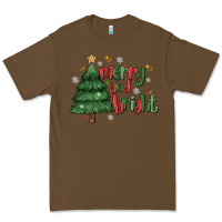 Cacao Merry And Bright Premium Tee - MaliasSmallBusiness