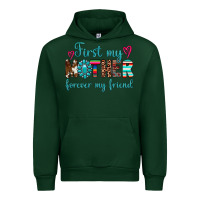 Forest Green first my mother forever my friend Urban Hoodie - Artiststas
